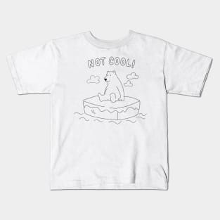 Global Warming - Polar bear Kids T-Shirt